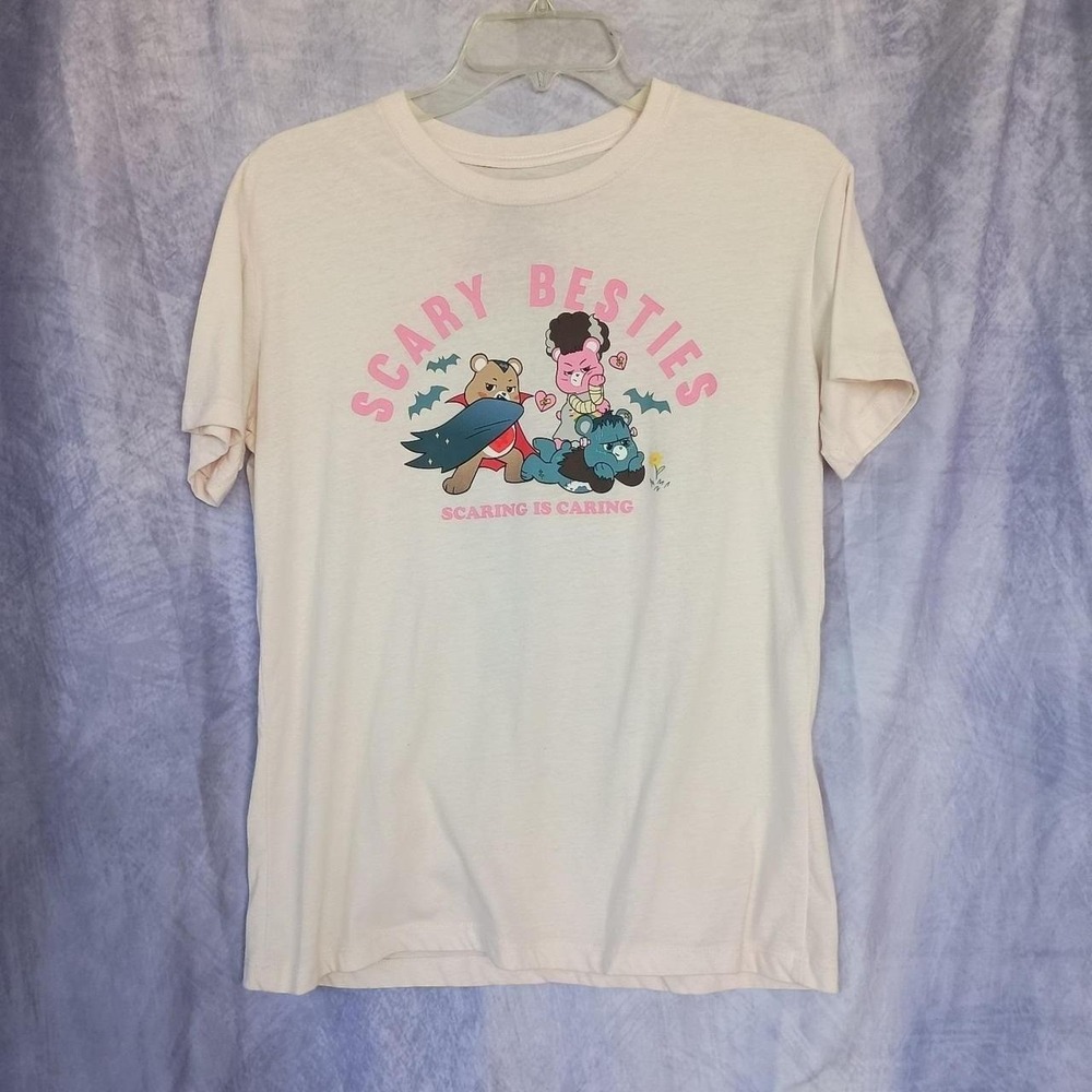 Care Bears x Universal Monsters "Scary Besties" Graphic Puff Print Tee